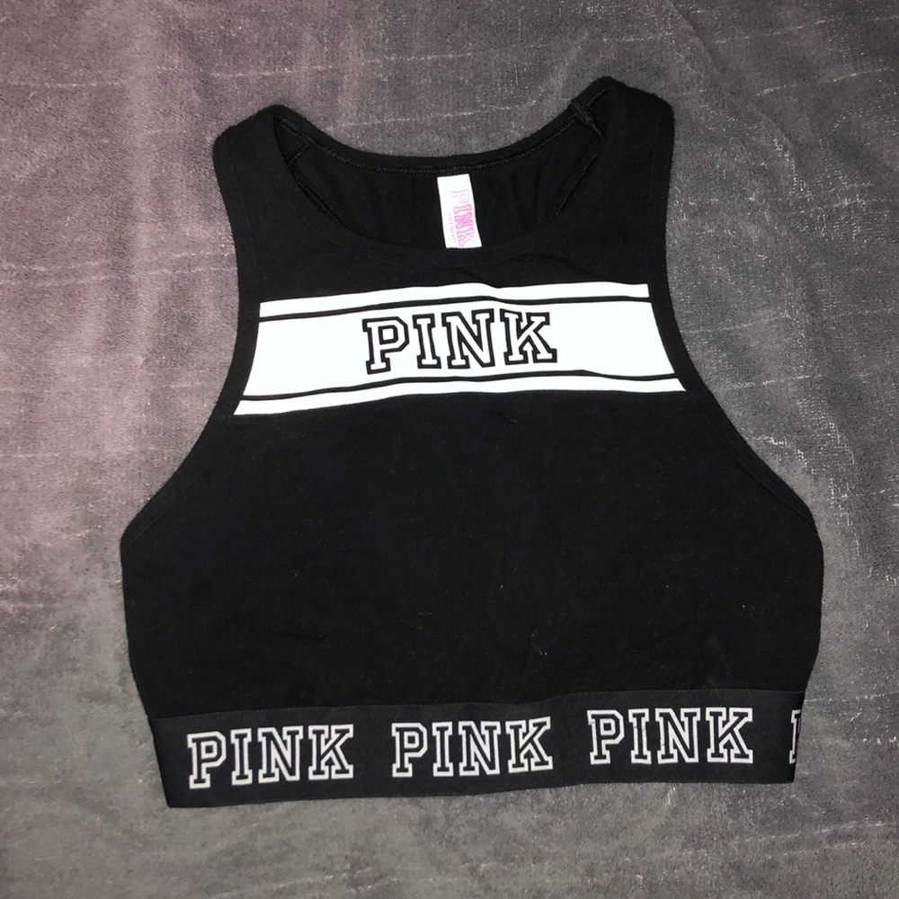 Black PINK sports bra